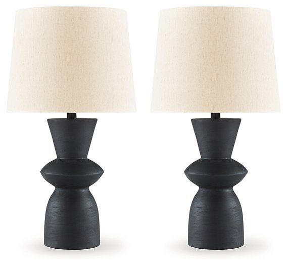 Scarbot Table Lamp (Set of 2) - World Furniture Gallery (Newark, CA)