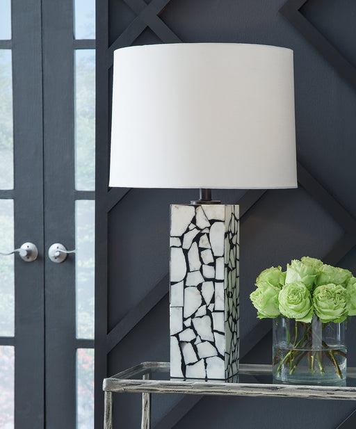 Macaria Table Lamp - World Furniture Gallery (Newark, CA)