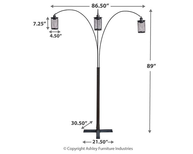 Maovesa Floor Lamp - World Furniture Gallery (Newark, CA)