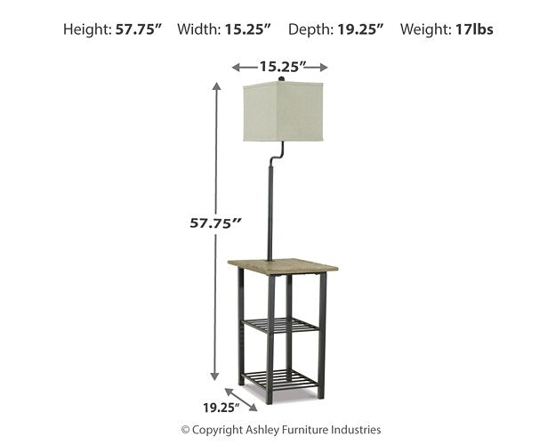 Shianne Floor Lamp - World Furniture Gallery (Newark, CA)