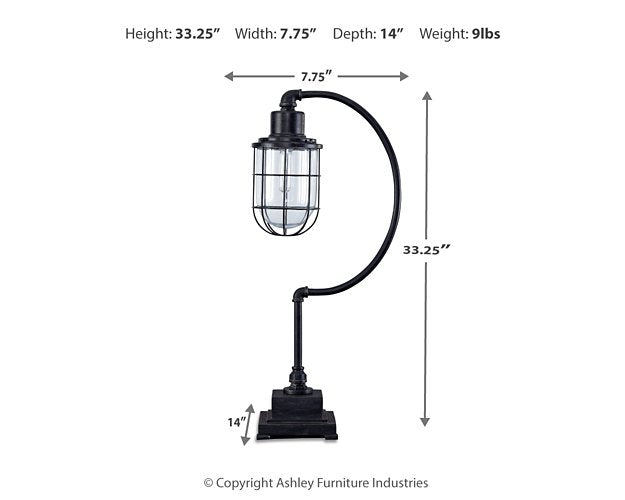 Jae Desk Lamp - World Furniture Gallery (Newark, CA)