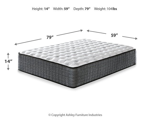 Ultra Luxury Firm Tight Top with Memory Foam Mattress and Base Set - World Furniture Gallery (Newark, CA)