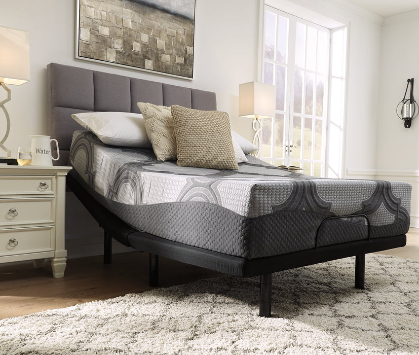 12 Inch Ashley Hybrid King Adjustable Base and Mattress - World Furniture Gallery (Newark, CA)