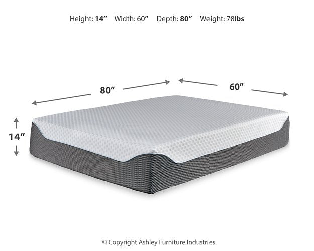 14 Inch Chime Elite Mattress Set - World Furniture Gallery (Newark, CA)