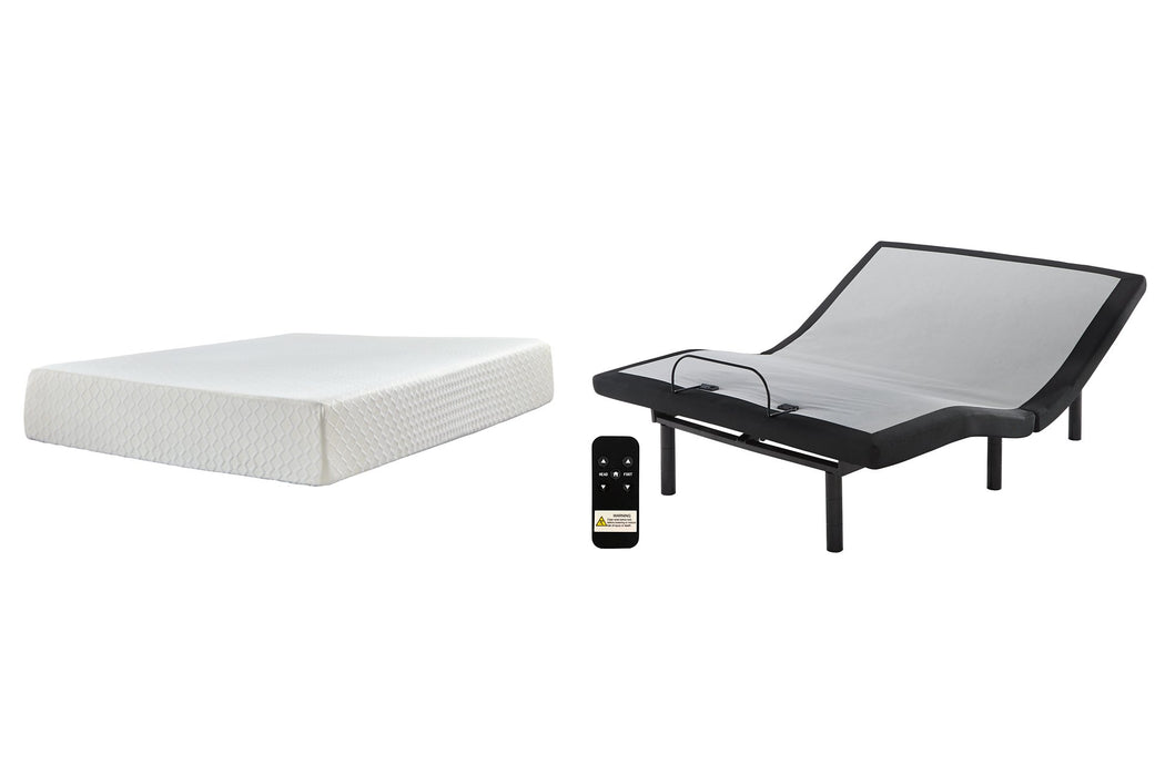 Chime 12 Inch Memory Foam Mattress Set - World Furniture Gallery (Newark, CA)