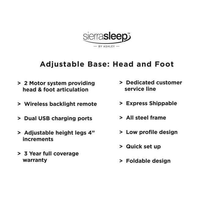 Head-Foot Model-Good Adjustable Base - World Furniture Gallery (Newark, CA)