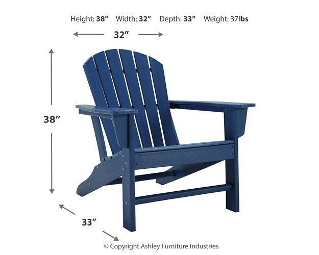 Sundown Treasure Adirondack Chair - World Furniture Gallery (Newark, CA)