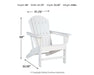 Sundown Treasure Adirondack Chair - World Furniture Gallery (Newark, CA)