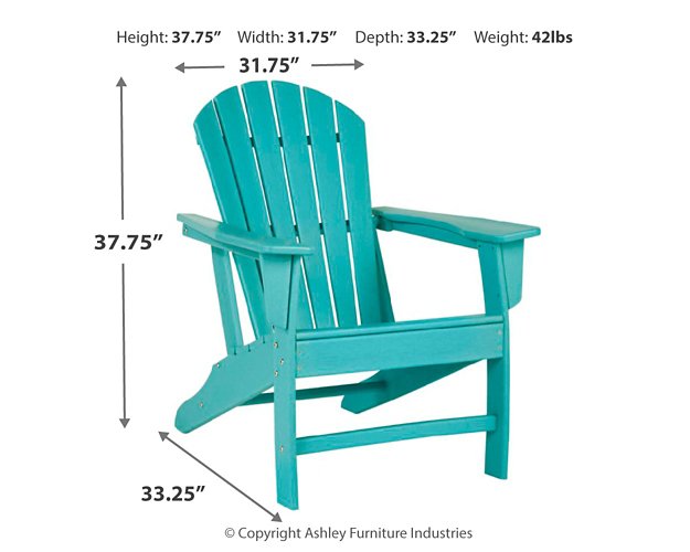 Sundown Treasure Adirondack Chair - World Furniture Gallery (Newark, CA)