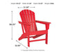 Sundown Treasure Adirondack Chair - World Furniture Gallery (Newark, CA)