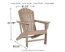 Sundown Treasure Adirondack Chair - World Furniture Gallery (Newark, CA)