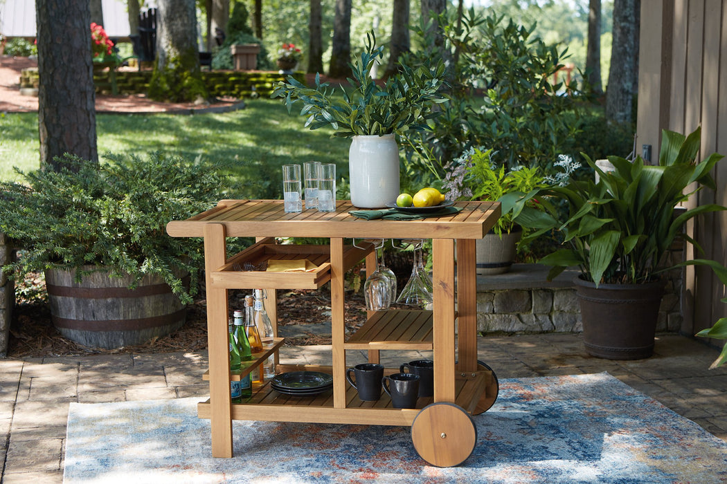 Kailani Serving Cart - World Furniture Gallery (Newark, CA)