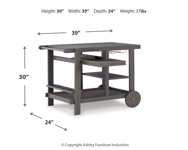 Kailani Serving Cart - World Furniture Gallery (Newark, CA)