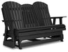 Hyland wave Outdoor Glider Loveseat - World Furniture Gallery (Newark, CA)