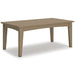 Hyland wave Outdoor Coffee Table - World Furniture Gallery (Newark, CA)