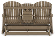 Hyland wave Outdoor Glider Loveseat - World Furniture Gallery (Newark, CA)