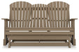 Hyland wave Outdoor Glider Loveseat - World Furniture Gallery (Newark, CA)