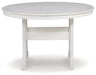 Crescent Luxe Outdoor Dining Table - World Furniture Gallery (Newark, CA)