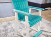 Eisely Outdoor Counter Height Bar Stool (Set of 2) - World Furniture Gallery (Newark, CA)