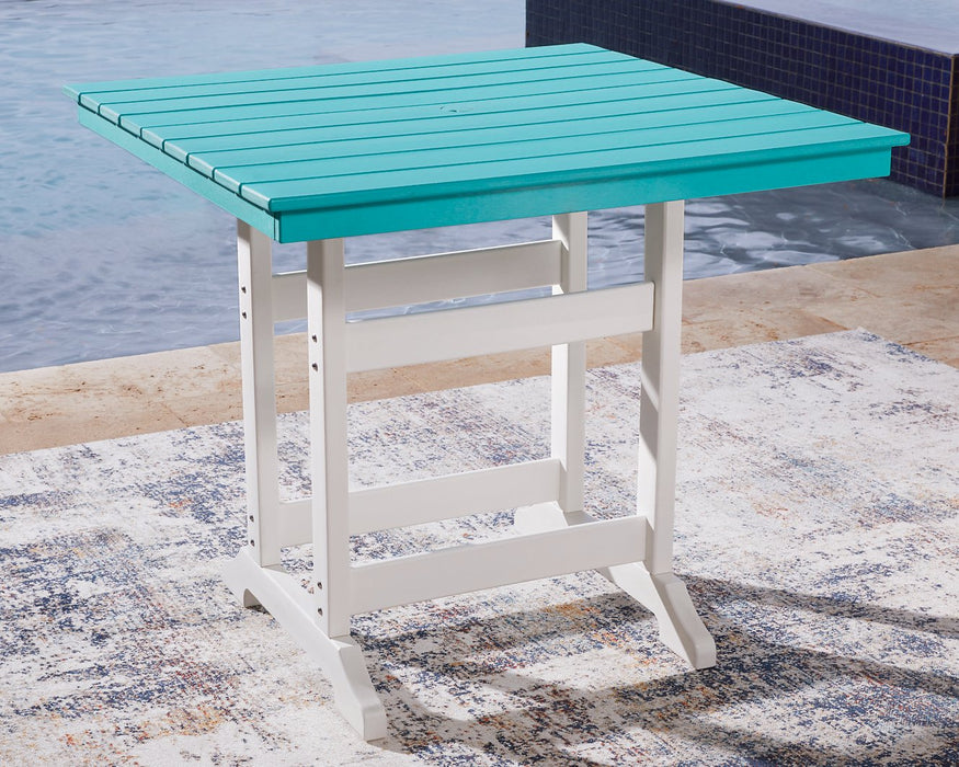 Eisely Outdoor Counter Height Dining Table - World Furniture Gallery (Newark, CA)