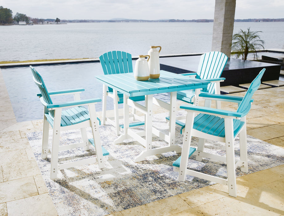 Eisely Outdoor Dining Set - World Furniture Gallery (Newark, CA)