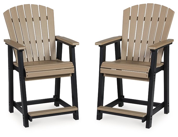 Fairen Trail Outdoor Counter Height Bar Stool (Set of 2) - World Furniture Gallery (Newark, CA)