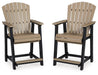 Fairen Trail Outdoor Counter Height Bar Stool (Set of 2) - World Furniture Gallery (Newark, CA)