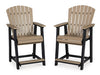 Fairen Trail Outdoor Counter Height Bar Stool (Set of 2) - World Furniture Gallery (Newark, CA)