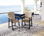 Fairen Trail Outdoor Counter Height Bar Stool (Set of 2) - World Furniture Gallery (Newark, CA)