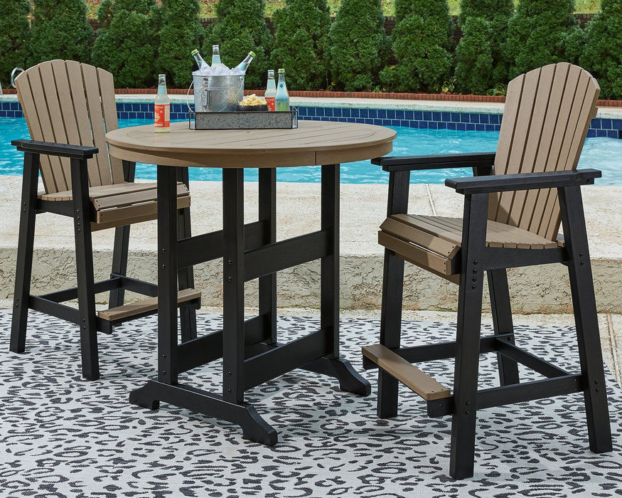 Fairen Trail Outdoor Dining Set - World Furniture Gallery (Newark, CA)