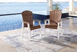 Genesis Bay Outdoor Dining Arm Chair (Set of 2) - World Furniture Gallery (Newark, CA)