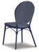 Odyssey Blue Outdoor Table and Chairs (Set of 3) - World Furniture Gallery (Newark, CA)