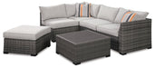 Cherry Point 4-piece Outdoor Sectional Set - World Furniture Gallery (Newark, CA)