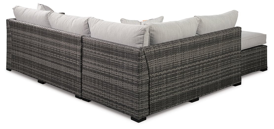 Cherry Point 4-piece Outdoor Sectional Set - World Furniture Gallery (Newark, CA)