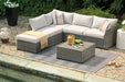 Cherry Point 4-piece Outdoor Sectional Set - World Furniture Gallery (Newark, CA)