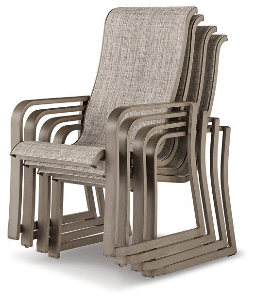 Beach Front Sling Arm Chair (Set of 4) - World Furniture Gallery (Newark, CA)