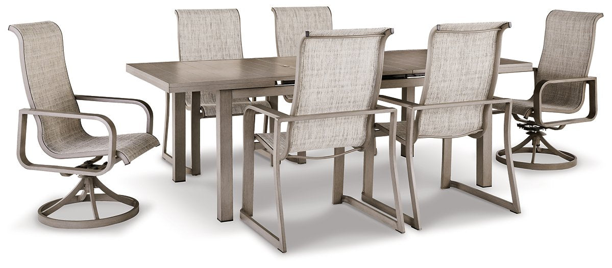 Beach Front Outdoor Dining Set - World Furniture Gallery (Newark, CA)