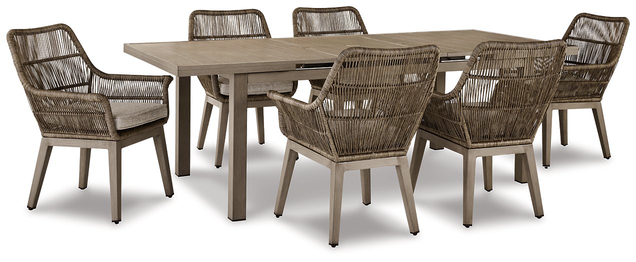 Beach Front Outdoor Set - World Furniture Gallery (Newark, CA)