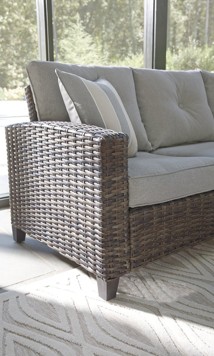 Cloverbrooke 4-Piece Outdoor Conversation Set - World Furniture Gallery (Newark, CA)