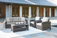 Cloverbrooke 4-Piece Outdoor Conversation Set - World Furniture Gallery (Newark, CA)