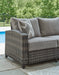 Oasis Court Outdoor Sofa/Chairs/Table Set (Set of 4) - World Furniture Gallery (Newark, CA)