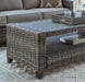 Oasis Court Outdoor Sofa/Chairs/Table Set (Set of 4) - World Furniture Gallery (Newark, CA)