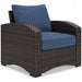 Windglow Outdoor Lounge Chair with Cushion - World Furniture Gallery (Newark, CA)