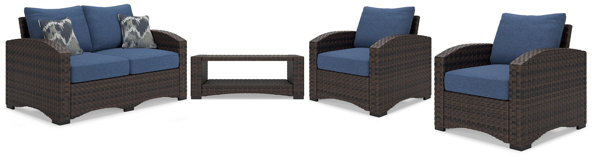 Windglow Outdoor Set - World Furniture Gallery (Newark, CA)