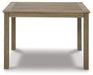 Aria Plains Outdoor Dining Table - World Furniture Gallery (Newark, CA)