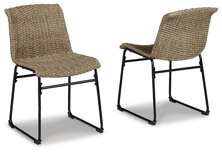 Amaris Outdoor Dining Chair (Set of 2) - World Furniture Gallery (Newark, CA)