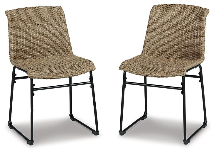 Amaris Outdoor Dining Chair (Set of 2) - World Furniture Gallery (Newark, CA)