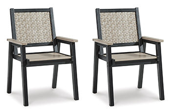 Mount Valley Arm Chair (set Of 2) - World Furniture Gallery (Newark, CA)