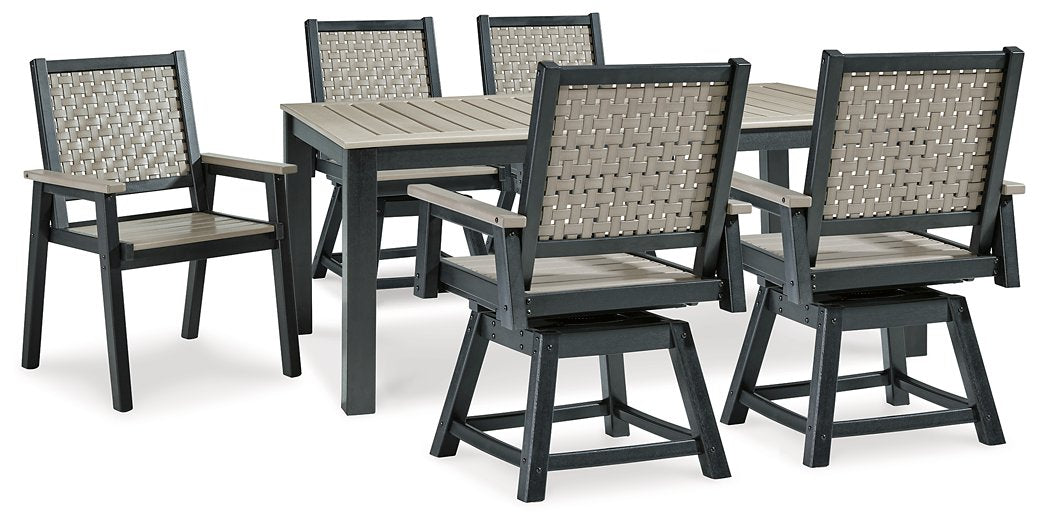 Mount Valley Outdoor Dining Set - World Furniture Gallery (Newark, CA)