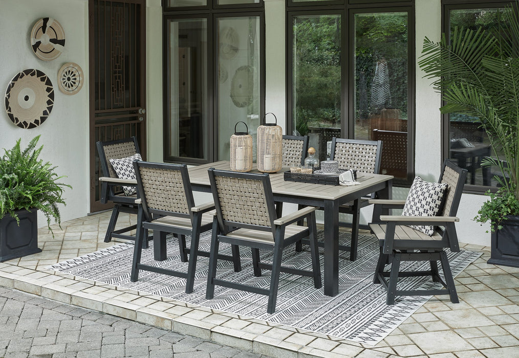 Mount Valley Outdoor Dining Set - World Furniture Gallery (Newark, CA)